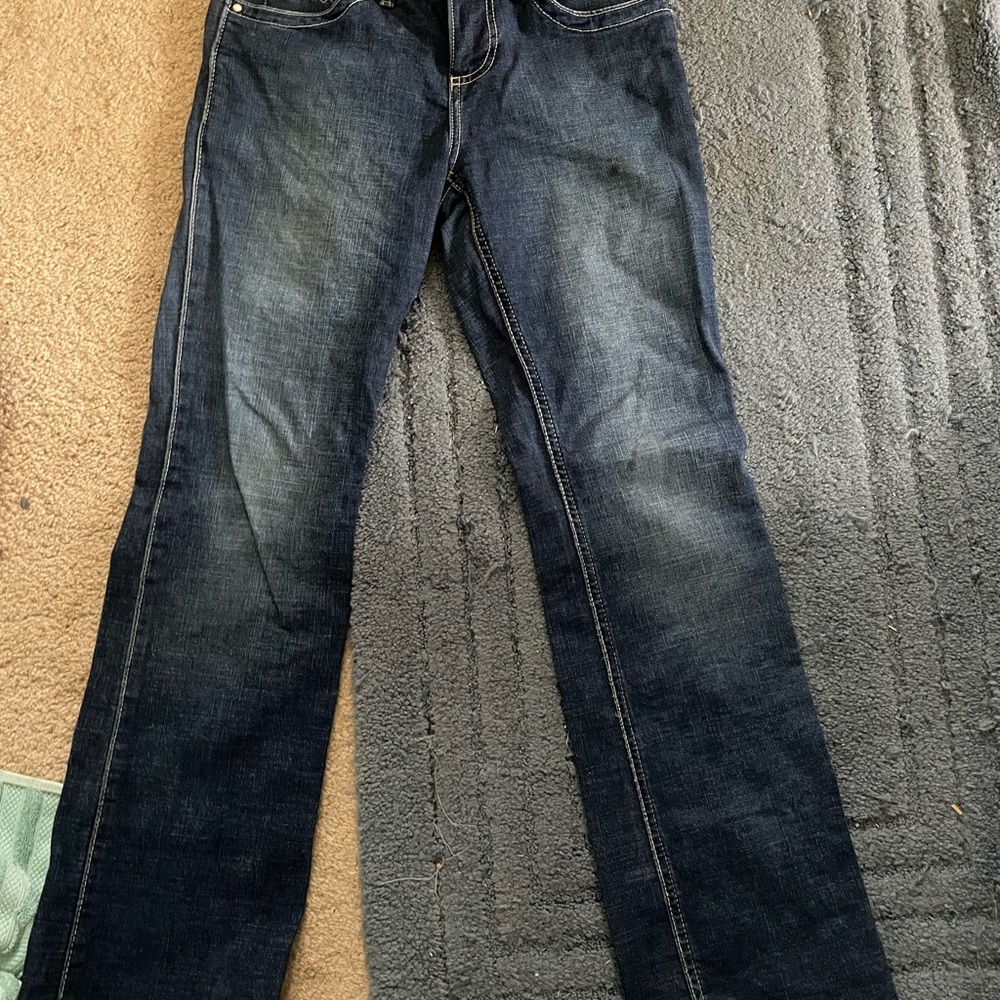 Wrangler Blue Boot Cut Jeans Classic Style